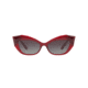 Dolce&amp;Gabbana DG6123 Progressive Prescription Sunglasses, 54mm, Transparent Bordeaux, DG6123-15518G-54-PRO
