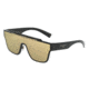 Dolce&amp;Gabbana DG6125 Sunglasses 501/03-35 - , Clear Mirror Real Yellow Gold Lenses