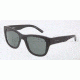 Dolce&amp;Gabbana DOMENICO DG4177 Sunglasses 19349A-5220 - Matte Black Frame, Green Lenses