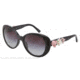 Dolce&amp;Gabbana FLOWERS DG4183 Sunglasses 501/8G-57 - Black Frame, Gray Gradient Lenses