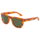 Dolce&amp;Gabbana FOLDING DG6089 Sunglasses 706/71-53 - Matte Light Havana Frame, Grey Green Lenses