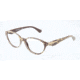 Dolce&amp;Gabbana GOLD LEAF DG3173 Bifocal Prescription Eyeglasses 2746-51 - Leaf Gold On Brown Frame