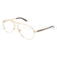 Dolce&amp;Gabbana Iconic evolution DG1223 Progressive Prescription Eyeglasses 034-5614 - Gold Frame