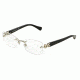 Dolce&amp;Gabbana ICONIC LOGO DG1278 Bifocal Prescription Eyeglasses 061-52 - Silver Frame