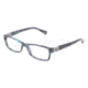 Dolce&amp;Gabbana ICONIC LOGO DG3147P Bifocal Prescription Eyeglasses 2551-5116 - Blue Marble Frame, Clear Lenses