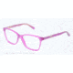 Dolce&amp;Gabbana ICONIC LOGO DG3153P Eyeglass Frames 2772-52 - Top Crystal On Pearl Violet Frame
