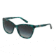 Dolce&amp;Gabbana ICONIC LOGO DG4193M Sunglasses 29118G-56 - Green Marble Frame, Grey Gradient Lenses