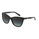 Dolce&amp;Gabbana ICONIC LOGO DG4193M Sunglasses 501/8G-56 - Black Frame, Grey Gradient Lenses