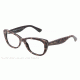 Dolce&amp;Gabbana LACE DG3166 Single Vision Prescription Eyeglasses 1995-53 - Leopard Frame