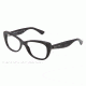 Dolce&amp;Gabbana LACE DG3166 Single Vision Prescription Eyeglasses 501-51 - Black Frame