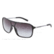 Dolce&amp;Gabbana LIFESTYLE DG6083 Sunglasses 26168G-34 - Black Rubber Frame, Grey Gradient Lenses