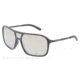 Dolce&amp;Gabbana LIFESTYLE DG6083 Sunglasses 26516G-34 - Grey Rubber Frame, Mirror Grey Lenses