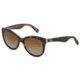 Dolce&amp;Gabbana LIP GLOSS DG4192 Sunglasses 2738T5-53 - Top Havana/glitter Gold Frame, Polar Brown Gradient Lenses