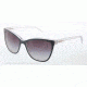Dolce&amp;Gabbana LIP GLOSS DG4193 Sunglasses 27998G-56 - Petroleum/white Pearl/crystal Frame, Grey Gradient Lenses