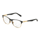 Dolce&amp;Gabbana LIPSTICK DG1246 Eyeglass Frames 1220-53 - Matte Black/Gold Frame, Demo Lens Lenses