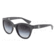 Dolce&amp;Gabbana LOGO EXECUTION DG6087 Sunglasses 26768G-55 - Matte Opal Grey Frame, Grey Gradient Lenses