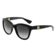 Dolce&amp;Gabbana LOGO EXECUTION DG6087 Sunglasses 501/8G-55 - Black Frame, Grey Gradient Lenses