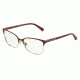 Dolce&amp;Gabbana LOGO PLAQUE DG1268 Bifocal Prescription Eyeglasses 1255-54 - Matte Dk Red/Pale Gold Frame