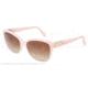 Dolce&amp;Gabbana LOGO PLAQUE DG4195 Sunglasses 269713-56 - Opal Pink Frame, Brown Gradient Lenses