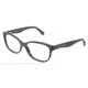 Dolce&amp;Gabbana MATT SILK DG3136 Single Vision Prescription Eyeglasses 2582-5516 - Matte Brown Frame