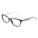 Dolce&amp;Gabbana MATT SILK DG3136 Single Vision Prescription Eyeglasses 501-5516 - Black Frame
