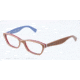 Dolce&amp;Gabbana MULTICOLOR DG3175 Eyeglass Frames 2767-52 - Brown/multilayer/bluette Frame