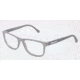 Dolce&amp;Gabbana OVER-MOLDED RUBBER DG5003 Eyeglass Frames 2617-5415 - Transparent Gray Frame