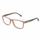Dolce&amp;Gabbana OVER-MOLDED RUBBER DG5003 Eyeglass Frames 2620-5415 - Transparent Brown Frame