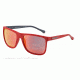 Dolce&amp;Gabbana OVER-MOLDED RUBEBR DG6086 Single Vision Prescription Sunglasses DG6086-28086Q-56 - Lens Diameter 56 mm, Frame Color Red Rubber