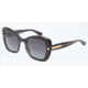Dolce&amp;Gabbana PEARL DG4205 Sunglasses 2771T3-49 - Top Crystal On Pearl Black Frame, Polar Grey Gradient Lenses