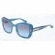 Dolce&amp;Gabbana PEARL DG4205 Sunglasses 27768F-49 - Top Crystal On Pearl Petroleum Frame, Blue Gradient Lenses