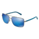 Dolce&amp;Gabbana RUBBER EVOLUTION DG2142 Sunglasses 125825-62 - Gunmetal Frame, Green Mirror Light Blue Lenses