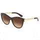 Dolce&amp;Gabbana SICILIAN TASTE DG4243 Sunglasses 502/13-53 - Havana Frame, Brown Gradient Lenses