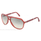 Dolce&amp;Gabbana SMALL SICILIAN HINGE DG4196 Sunglasses 550/32-61 - Matte Red Frame, crystal grey gradient Lenses
