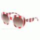 Dolce&amp;Gabbana STRIPES SPECIAL PROJECT DG4191P Progressive Prescription Sunglasses DG4191P-272213-50 - Lens Diameter 50 mm, Lens Diameter 50 mm, Frame Color Stripes Red/brown/white
