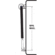 Dometic Awnings Hardware - Short Straight Side, Satin, Short, 8483000.002