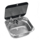 Dometic Dometic VA8000 Series Square Sink with 1-Hole Faucet &amp; Glass Cover, 9102303252