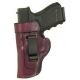 Don Hume H715-M Waistband Clip-On Conceal Carry Holster, Glock 42, Left Hand, Saddle Brown, J167105L