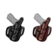 Don Hume H721 Belt Holster w/ Thumb Break, Black, Saddle Brown