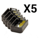 Double-Alpha Academy Combo: 5x DAA SIG P320 +2 Base Pad Black, 1742