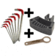 Double-Alpha Academy Combo: DAA Reloading Press Tool Holder, Hex Key and 1" Die Wrench, 1835