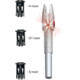 Double Take Archery Glorynock Lighted Nock Universal Fit Red 3/pack