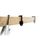 Double Tap Industries 2x4 Hybrid DIY Target Stand Bracket Kit for Steel Targets, Stand Kit w/ Quick Pins and 2X4 Strap Hangers, Black, TS-CK-2x4