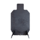 Double Tap Industries 3/8in AR500 Silhouette Target w/Modular Base, Raw, 18in x 30in, TS-MS-100