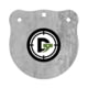 Double Tap Industries 3/8in AR500 Steel Gongs, 10in, Raw, G1000-R