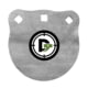 Double Tap Industries 3/8in AR500 Steel Gongs, 6in, Raw, G600-R