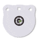 Double Tap Industries 3/8in AR500 Steel Gongs, 6in, White, G600-05