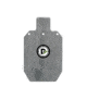 Double Tap Industries 3/8in AR500 Steel Silhouette Target, 12x20in, Raw, ST66-R