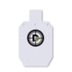 Double Tap Industries 3/8in AR500 Steel Silhouette Target, 12x20in, White, ST66-05