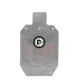 Double Tap Industries 3/8in AR500 Steel Silhouette Target, 18x30in, Raw, ST100-R
